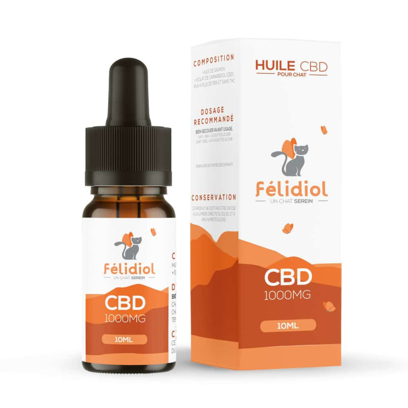 Huile CBD Saumon Félidiol pour Chats