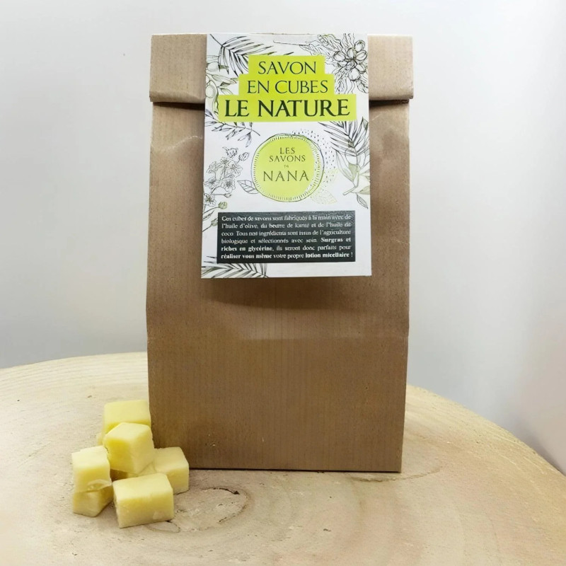 Savon Nature en cubes Les Savons de Nana