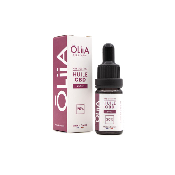 Huile CBG Cycle & Douleur Oliia 20% | Shop d'achat CBD Bio à Tououse | Taverne CBD