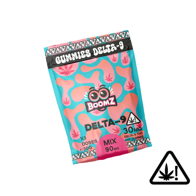 Gummies Delta-9 THC Boomz 30MG Mix | Achat  de gummies CBD à Toulouse | Taverne CBD