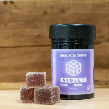 Gummies THC 25 mg & CBD 50 mg – Mes Petits Cubes