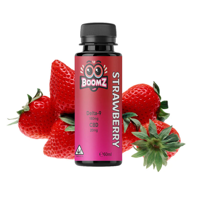 Sirop Delta-9 THC & CBD Boomz – Saveurs fruitées et effet High doux