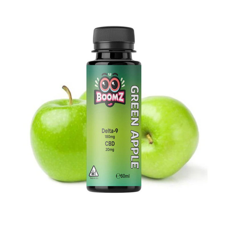 Sirop Delta-9 THC & CBD Boomz – Saveurs fruitées et effet High doux